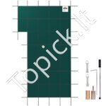 Stačiakampė baseino saugos uždanga 10 x 3,6 m – patvari PP apsauga