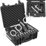 Pistoletų dėklas, 5 pistoletams, juodas, 47.5x41.5x22.3 cm