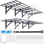 Garažo sandėliavimo lentynos 2 vnt, 183x63x30 cm , iki 363 kg