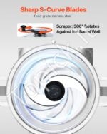 18 L Komercinis Daržovių Smulkintuvas / Virtuvinis Maišytuvas - Image 5