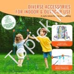 120 dalių Vaikiškas Konstravimo Rinkinys Fortų Statybai | Kūrybinis Statybos Žaidimas Vaikams – Kupolai, Palapinės, Nameliai ir Daugiau! - Image 4