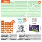 140 dalių Vaikiškas Fortų Statybos Rinkinys | Kūrybinis Konstruktorius Namelių, Palapinių, Kupolų ir Tunelių Statybai - Image 6