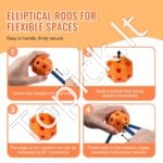 180 dalių Vaikiškas Fortų Statybos Mega Rinkinys | Kūrybinis Konstravimo Žaislas Namelių, Kupolų, Tunelių ir Palapinių Statybai - Image 2