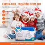 180 dalių Vaikiškas Fortų Statybos Mega Rinkinys | Kūrybinis Konstravimo Žaislas Namelių, Kupolų, Tunelių ir Palapinių Statybai - Image 5