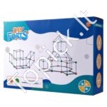 180 dalių Vaikiškas Fortų Statybos Mega Rinkinys | Kūrybinis Konstravimo Žaislas Namelių, Kupolų, Tunelių ir Palapinių Statybai - Image 9