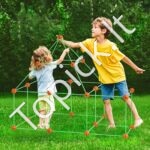 85 dalių Vaikiškas Fortų Statybos Rinkinys | Kūrybinis Konstravimo Žaislas Vaikams – Palapinės, Tuneliai, Nameliai ir Daugiau - Image 7