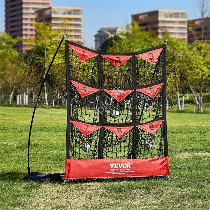 Beisbolo ir softbolo pitching tinklas su 9 taikinio kišenėmis - Image 7