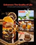 Apvalus ledo formavimo presas – 53 mm, sidabrinis - Image 4