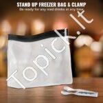 2 dalių ledo kubelių gaminimo rinkinys, 6 cm rutuliai su laikymo maišeliu - Image 5