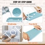 2 dalių ledo kubelių gaminimo rinkinys, 6 cm rutuliai su laikymo maišeliu - Image 2