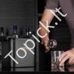 4 dalių ledo kubelių gaminimo rinkinys, 6 cm rutuliai su laikymo maišeliu - Image 2