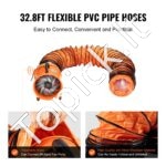 Pramoninis 367 W statybinis ventiliatorius su 10 m ortakiu – efektyvus oro srautas ir patikimas vėdinimas - Image 6