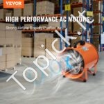 Pramoninis 195 W statybinis ventiliatorius su 8 m ortakiu – kompaktiškas ir efektyvus oro srautas - Image 8