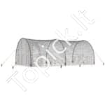 Beisbolo smūgiavimo narvas su tinklu ir rėmu – 6,7 × 3,6 × 2,4 m - Image 9