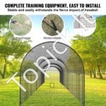 Didelis beisbolo smūgiavimo narvas su rėmu – 12 × 3,6 × 3,6 m - Image 4