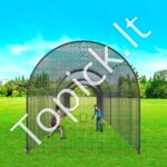 Didelis beisbolo smūgiavimo narvas su rėmu – 12 × 3,6 × 3,6 m - Image 7