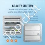 Sieninis ištraukimo ventiliatorius 356 mm – 994 CFM oro srautas, 50 W galia - Image 4