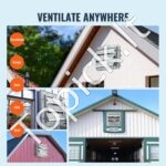 Sieninis ištraukimo ventiliatorius 262 mm – 753 CFM oro srautas, 27 W galia - Image 5