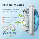 Sieninis ištraukimo ventiliatorius 409 mm 105 W - Image 2