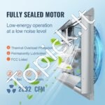 Sieninis ištraukimo ventiliatorius 615 mm – 2892 CFM 115 W galia - Image 2