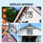 Sieninis ištraukimo ventiliatorius 615 mm – 2892 CFM 115 W galia - Image 5