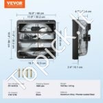 Sieninis ištraukimo ventiliatorius su nuotolinio valdymo pultu, 406 mm skersmens, 1747 CFM oro srautu - Image 6