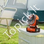 Nešiojamas stalinis ventiliatorius su 20 000 mAh baterija, 138 CFM oro srautu, 4 greičio lygiais - Image 7