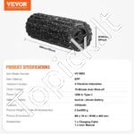 Vibracinis Fitneso Masažinis Rutulys – 4 Intensyvumo Lygiai, EPP Medžiaga - Image 3