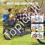 Tvirtas dviračio krovinių vežimėlis 72 kg – sulankstoma priekaba su greito tvirtinimo jungtimi ir 40 cm ratais - Image 5