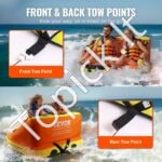 Pripučiamas vandens sporto ratas 1–2 asmenims su atlošu ir rankenomis – 154 kg apkrova - Image 5