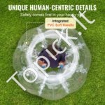 Pripučiamas „Bumper Ball“ 1,5 × 1,2 m ( burbulinis kamuolys ) - Image 3