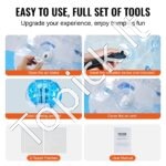 Pripučiamas „Bumper Ball“ 1,5 m, buferinis kamuolys - Image 4