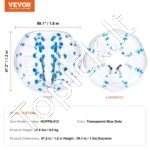 Pripučiamas „Bumper Ball“ 1,5 m ( buferinis kamuolys ) - Image 6