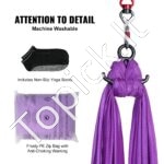 Aerial jogos hamakas 8 × 2,8 m – violetinis - Image 3