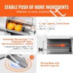 Elektrinis daržovių pjaustytuvas iš nerūdijančio plieno - Image 4