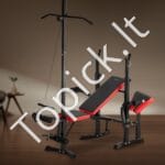 Reguliuojamas treniruoklių suolelis su atlošu, 272 kg talpa, universalus viso kūno treniruotėms - Image 2