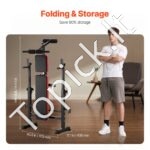 Reguliuojamas treniruoklių suolelis su atlošu, 272 kg talpa, sulankstomas dizainas - Image 7