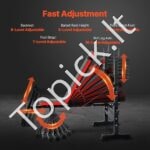 Reguliuojamas treniruoklių suolelis su atlošu, 272 kg talpa, sulankstomas dizainas - Image 6