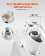 Galinga virtuvinė daržovių pjaustyklė – 550 W - Image 3