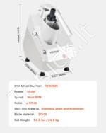 Galinga virtuvinė daržovių pjaustyklė – 550 W - Image 7