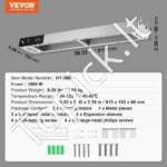 Komercinis bulvyčių maisto šildytuvas – 850 W su šilumine lempa - Image 6