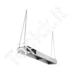 Komercinis bulvyčių maisto šildytuvas – 850 W su šilumine lempa - Image 8