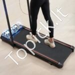 Elektrinis bėgimo takelis su sulankstomu rėmu – 1–12 km/h greitis, 120 kg apkrova, kompaktiškas dizainas - Image 2