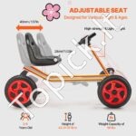 Vaikiškas pedalinis go-kart automobilis su 4 ratais - nuo 3 iki 8 metų - Image 3
