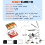 Komercinis daržovių pjaustytuvas – 1/4, 3/8, 1/2 colio - Image 6