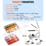 Komercinis daržovių ir vaisių pjaustytuvas – 1/2 colio - Image 6