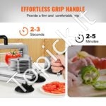 Komercinė 3/8 colio pomidorų pjaustyklė - Image 2