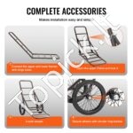 Sulankstomas elnių ir žvėrių transportavimo vežimėlis – 136 kg - Image 5