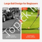 Nešiojamas 6 duobučių golfo žaidimo rinkinys su 9 kamuoliukais | Pramogai lauke ir viduje visai šeimai - Image 3