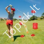 Nešiojamas 6 duobučių golfo žaidimo rinkinys su 9 kamuoliukais | Pramogai lauke ir viduje visai šeimai - Image 8